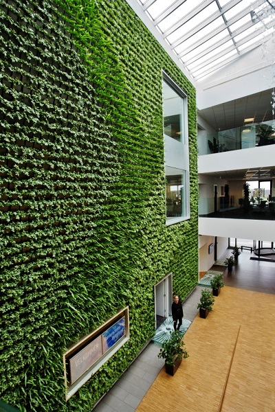 Vertikale grüne Pflanzenwand Greenwall planen montieren kaufen